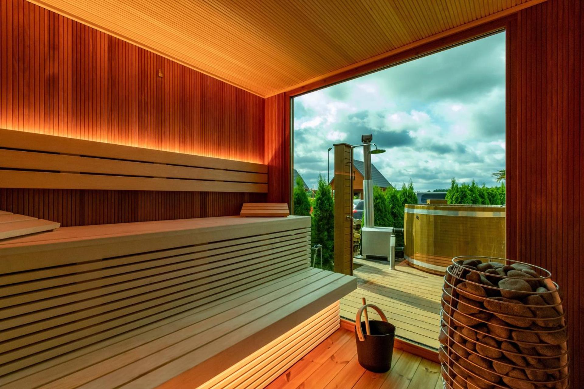 Domki Piaskowa11 Palm Resort & Wellness Łeba Eksteriør bilde
